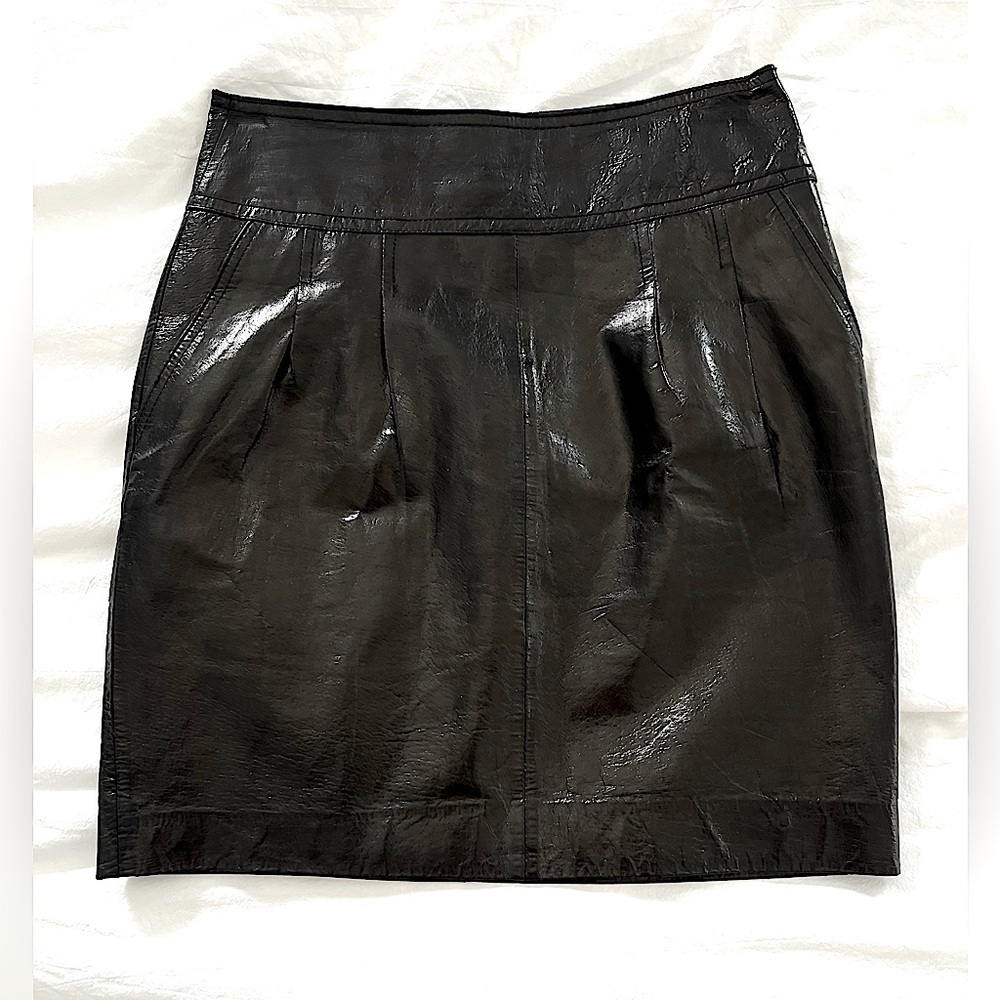 NWT Express Genuine Leather Mini Skirt Size 0